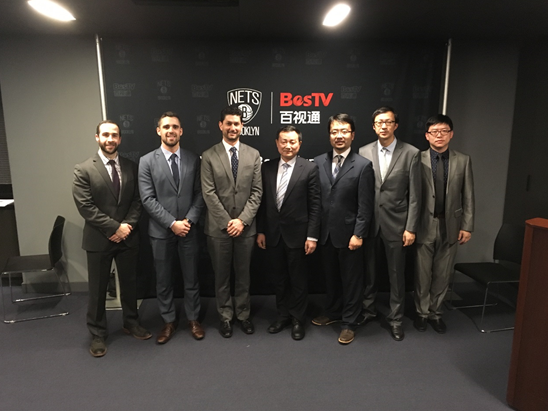 这是中国媒体第一次在美国本土与NBA球队展开多层次合作