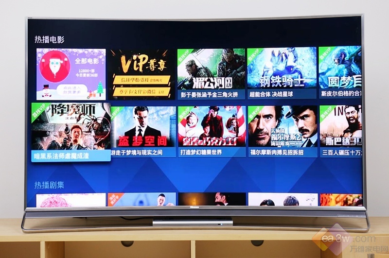 ULED超画质体验！海信MU9600曲面4K电视评测 